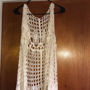 Crocheted vest